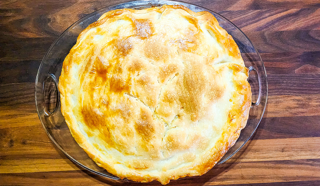 made from (almost) scratch chicken pot pie