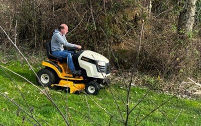First yard mowing of the season 2023