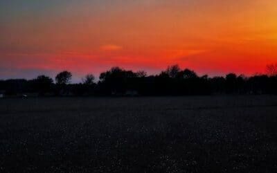 sunset #29 of 52: frosty round here even though it’s spring
