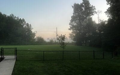 i could see my breath this morning!